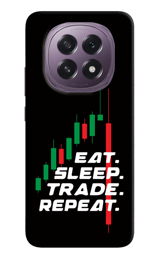 Eat Sleep Trade Repeat Oppo F29 5G Hard Case Back Cover by Casekaro