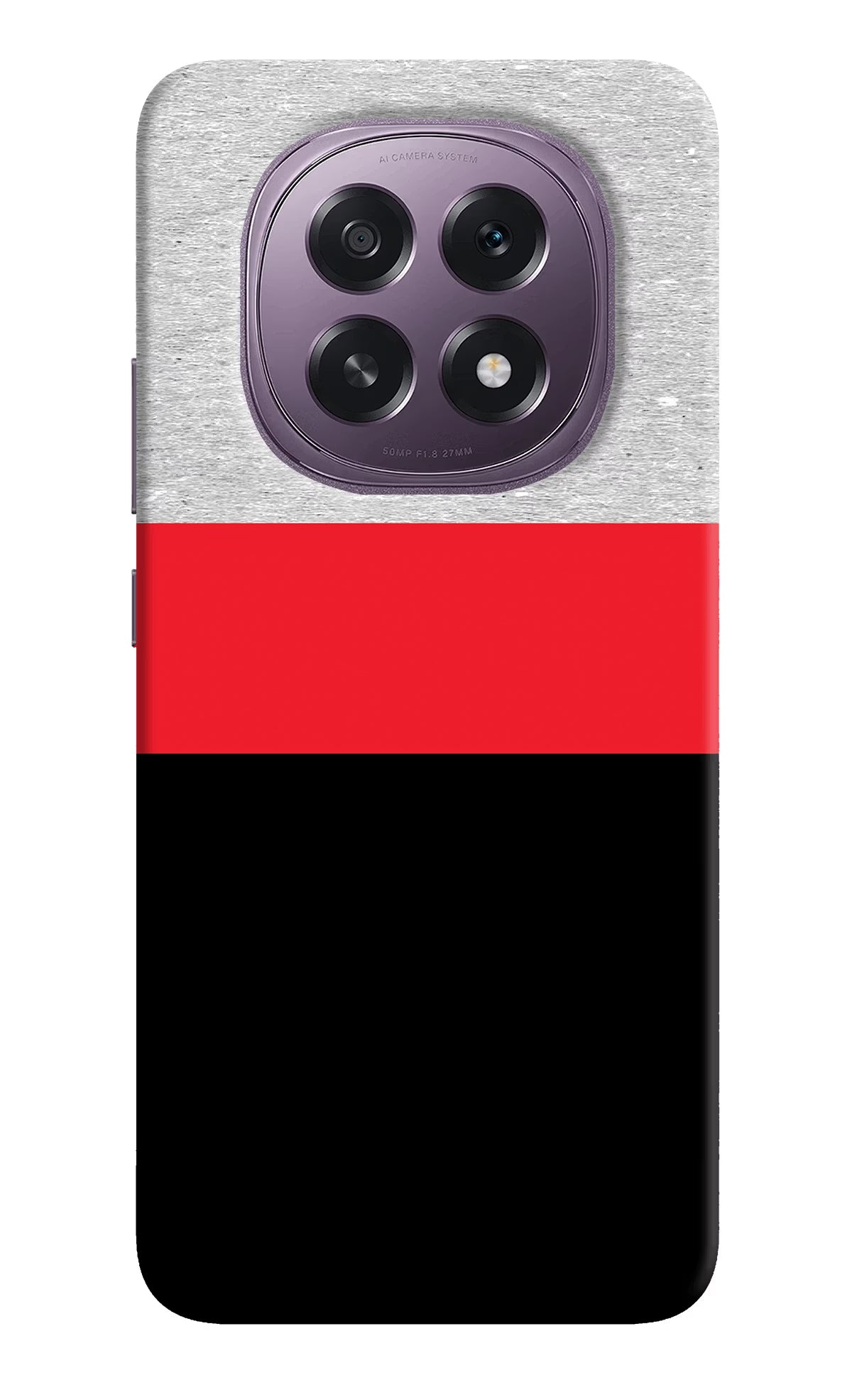 Tri Color Pattern Oppo F29 5G Hard Case Back Cover by Casekaro