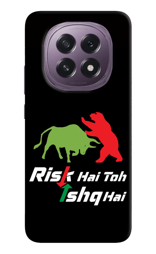 Risk Hai Toh Ishq Hai Oppo F29 5G Hard Case Back Cover by Casekaro