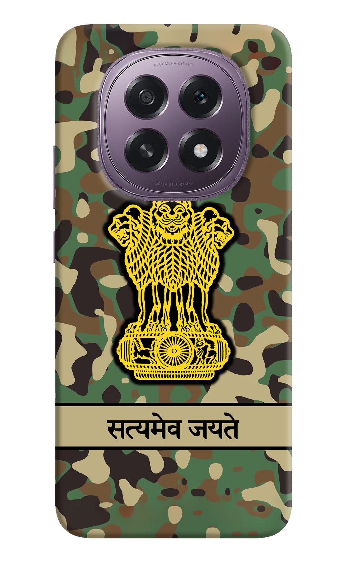 Satyamev Jayate Army Oppo F29 5G Hard Case Back Cover by Casekaro