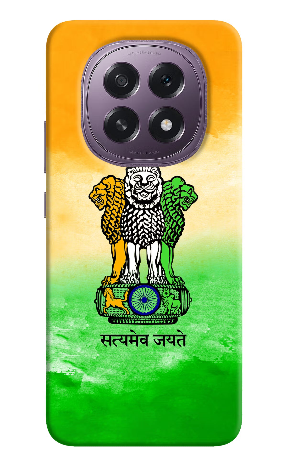 Satyamev Jayate Flag Oppo F29 5G Hard Case Back Cover by Casekaro
