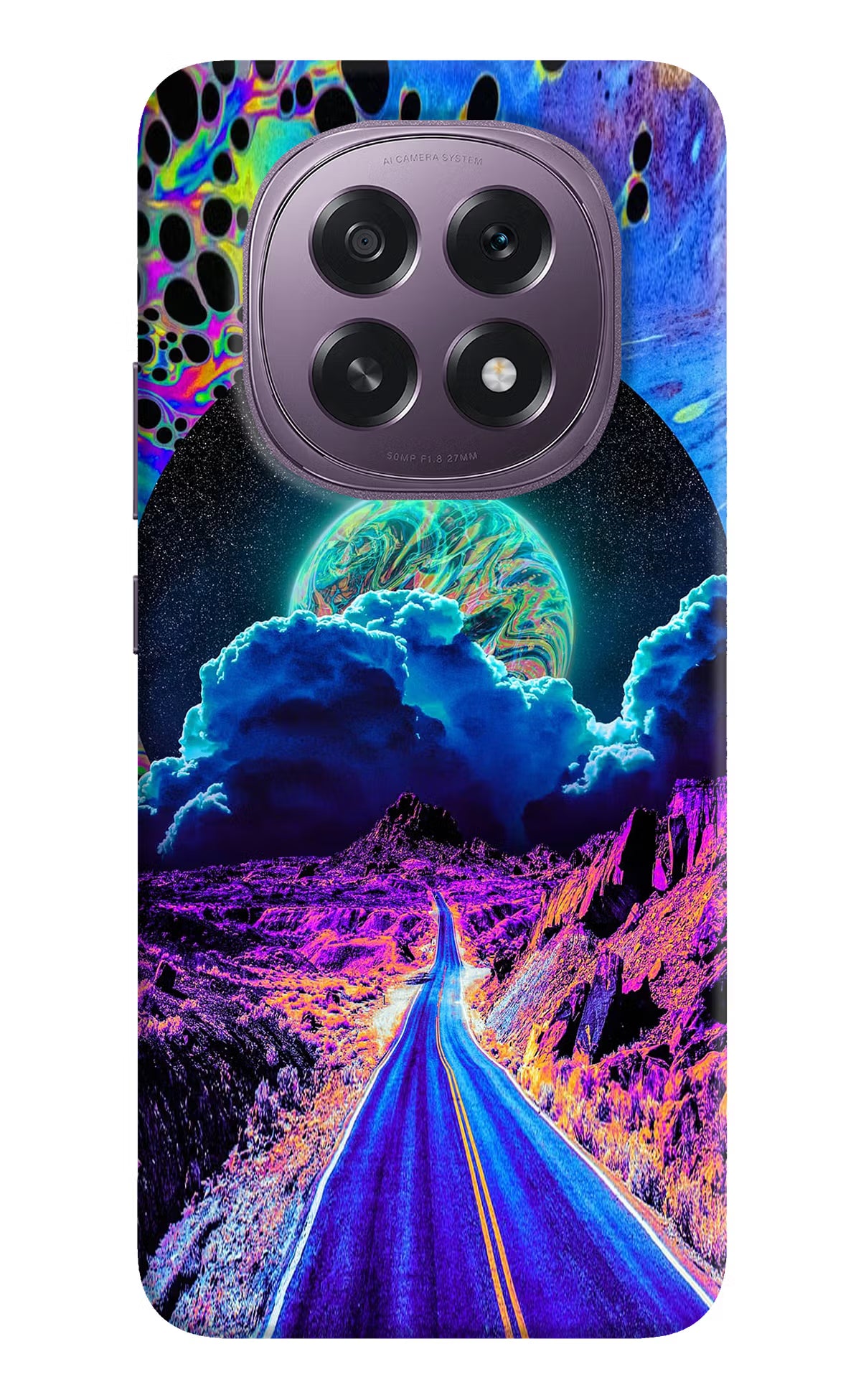Psychedelic Painting Oppo F29 5G Hard Case Back Cover by Casekaro
