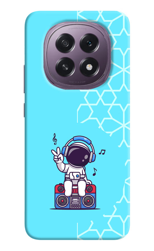 Cute Astronaut Chilling Oppo F29 5G Hard Case Back Cover by Casekaro