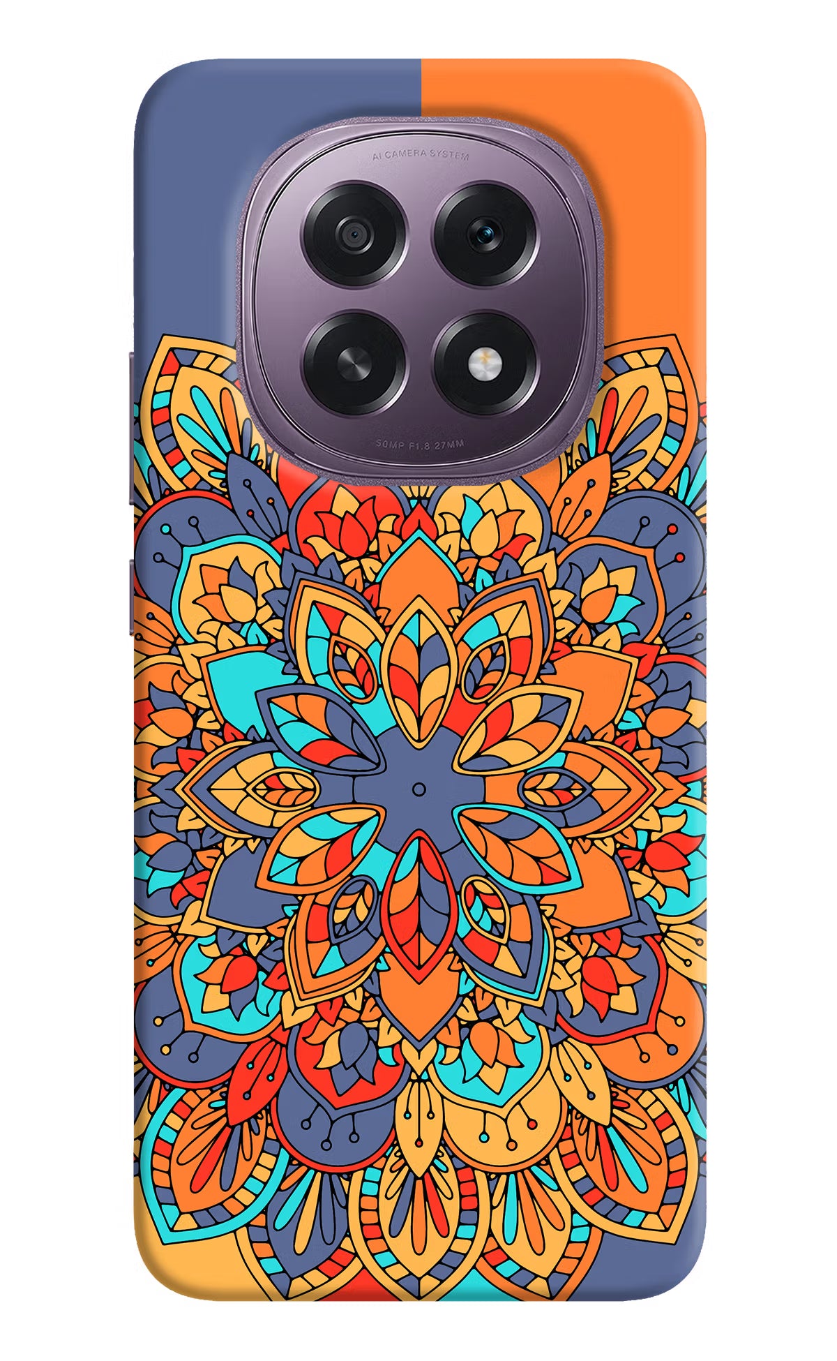 Color Mandala Oppo F29 5G Hard Case Back Cover by Casekaro