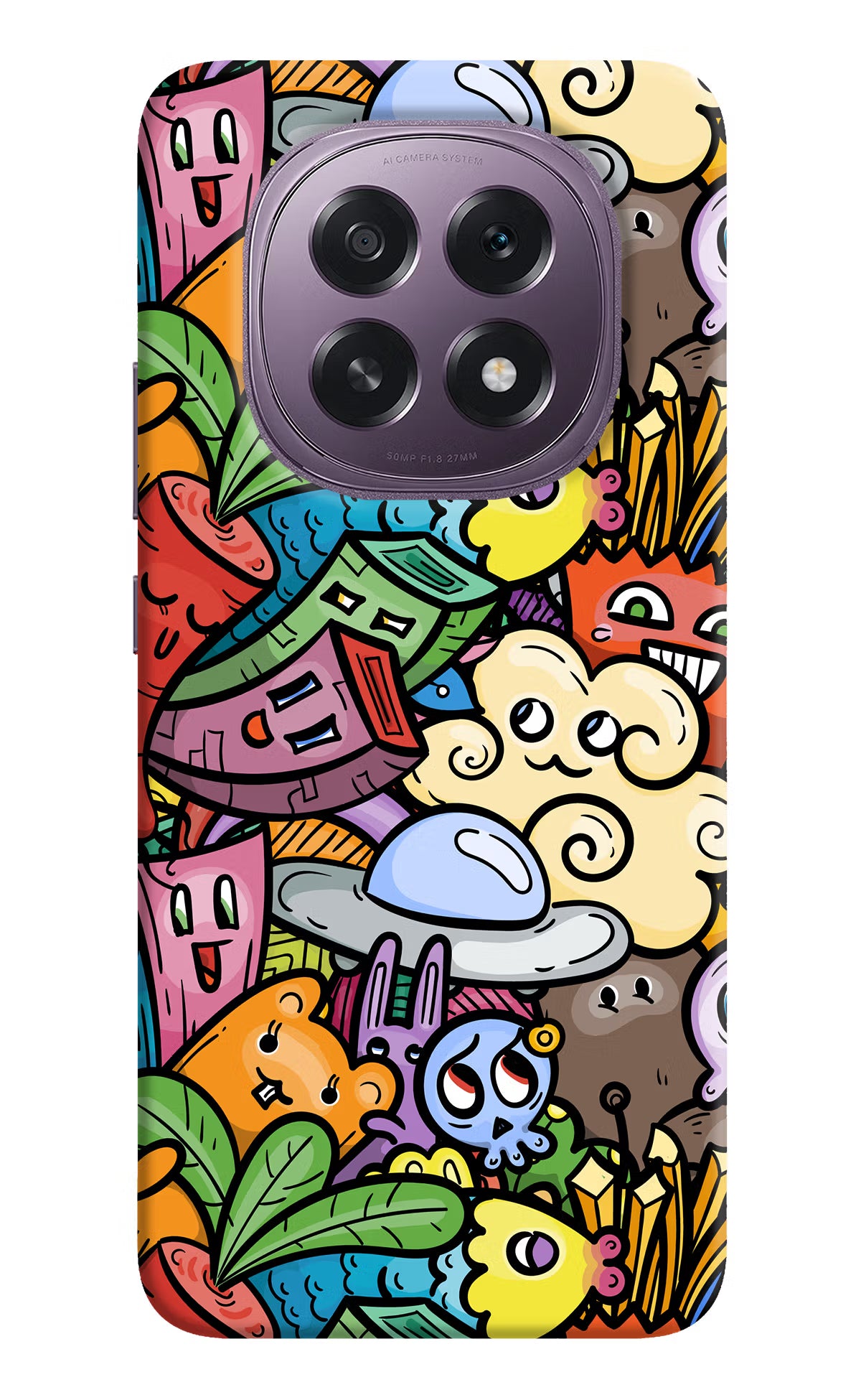 Veggie Doodle Oppo F29 5G Hard Case Back Cover by Casekaro