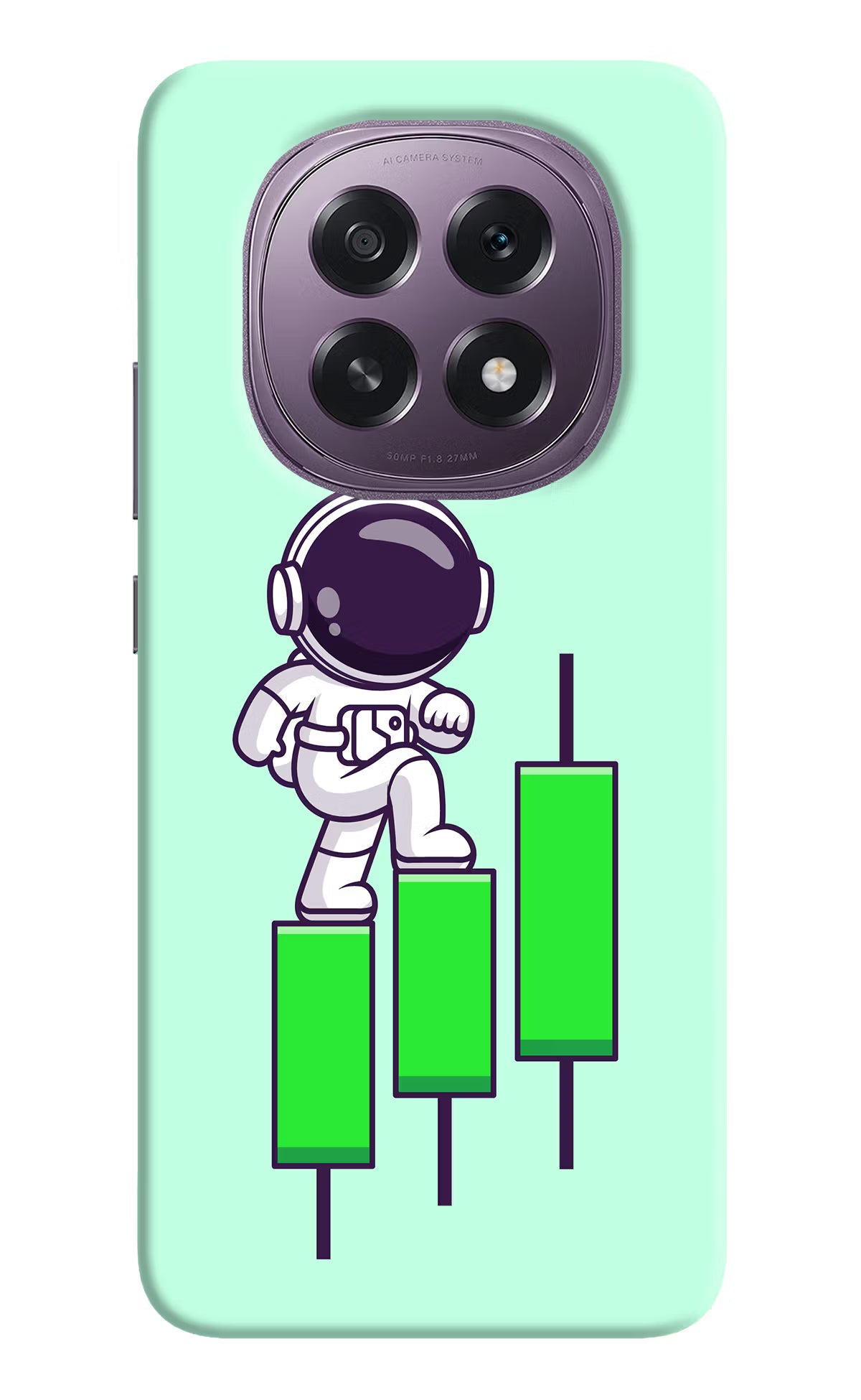 Astronaut Trader Oppo F29 5G Hard Case Back Cover by Casekaro