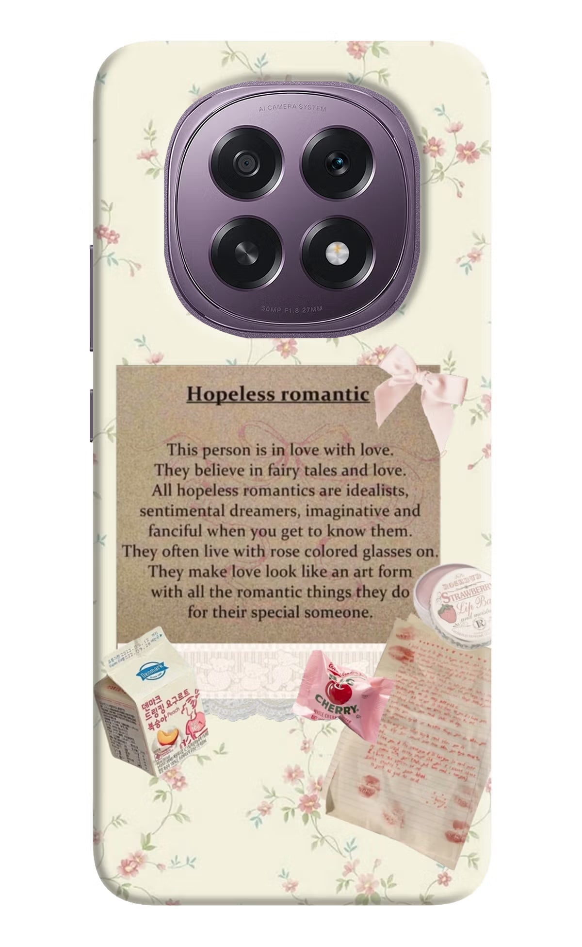Hopeless Romantic Oppo F29 5G Hard Case Back Cover by Casekaro