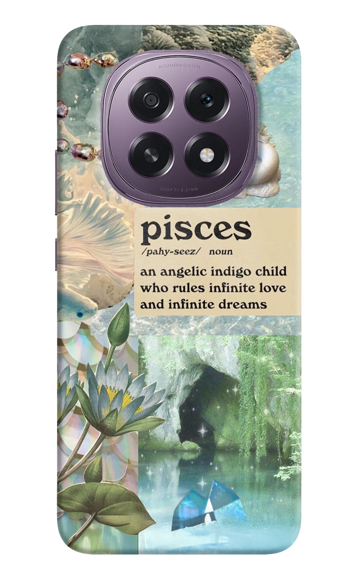 Pisces Zodiac Oppo F29 5G Hard Case Back Cover by Casekaro