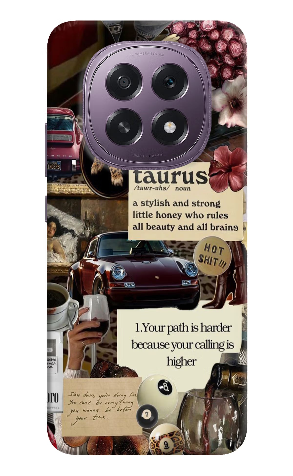 Taurus Zodiac Oppo F29 5G Hard Case Back Cover by Casekaro
