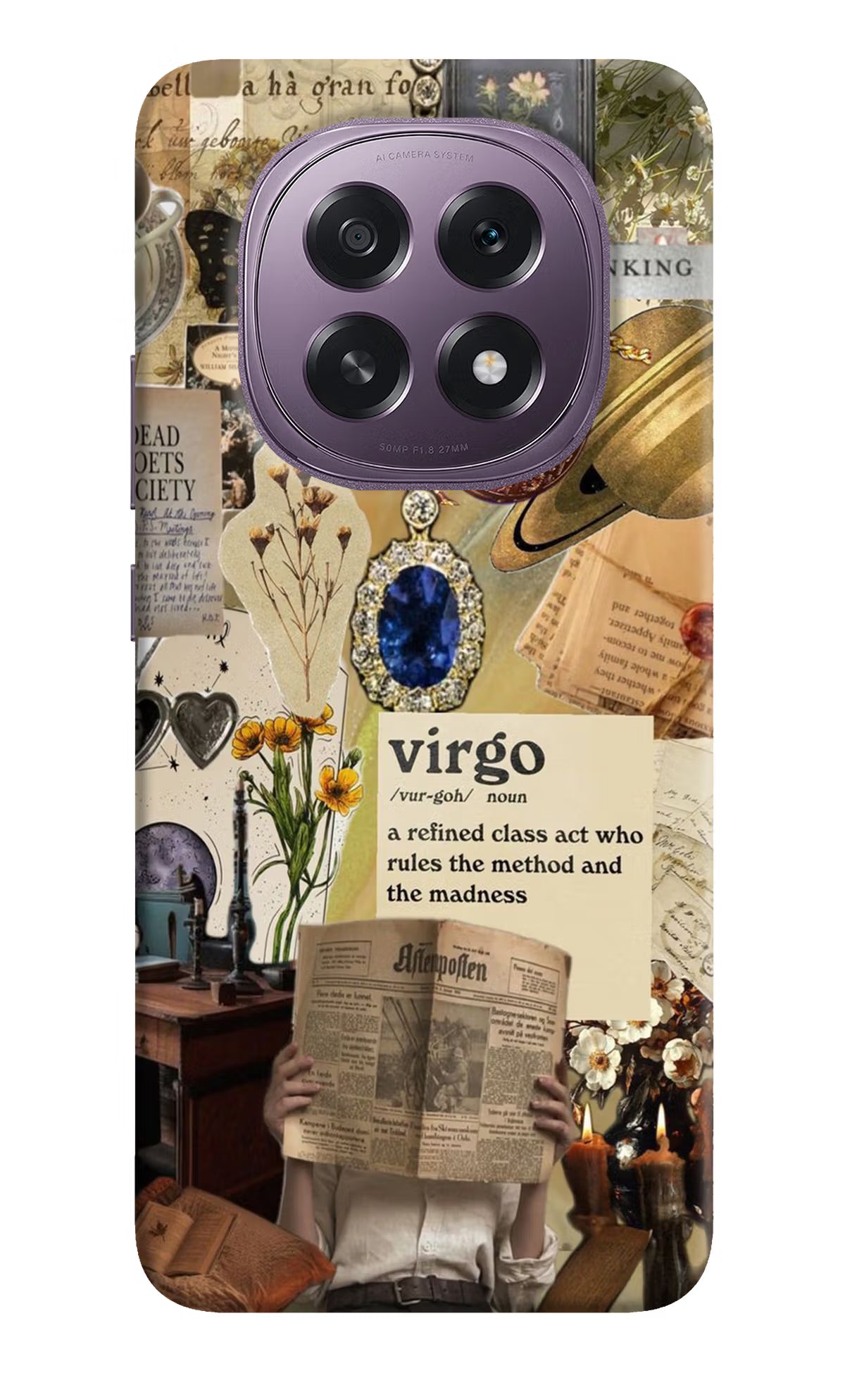 Virgo Zodiac Oppo F29 5G Hard Case Back Cover by Casekaro