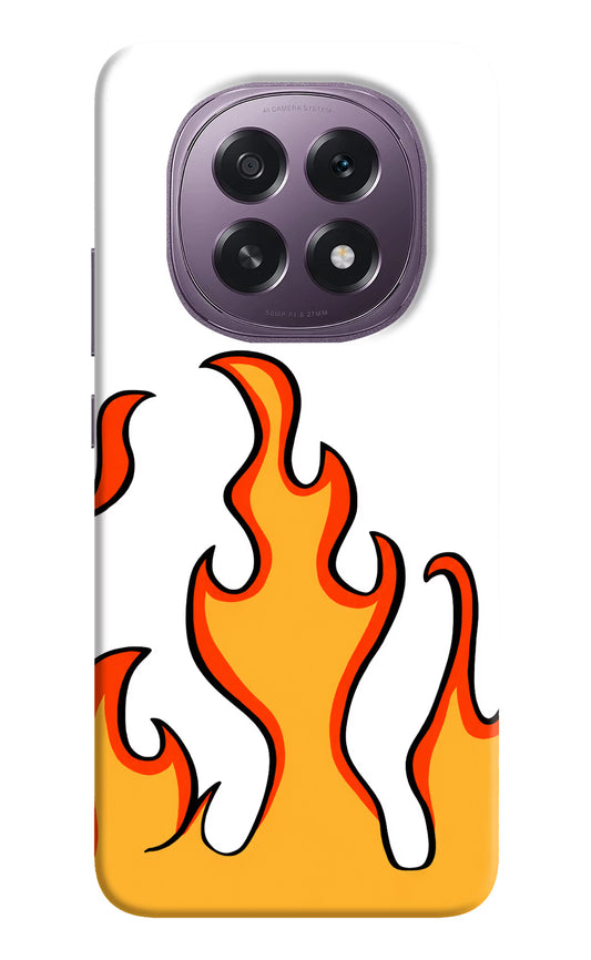 Fired Up – White Oppo F29 5G Hard Case Back Cover by Casekaro