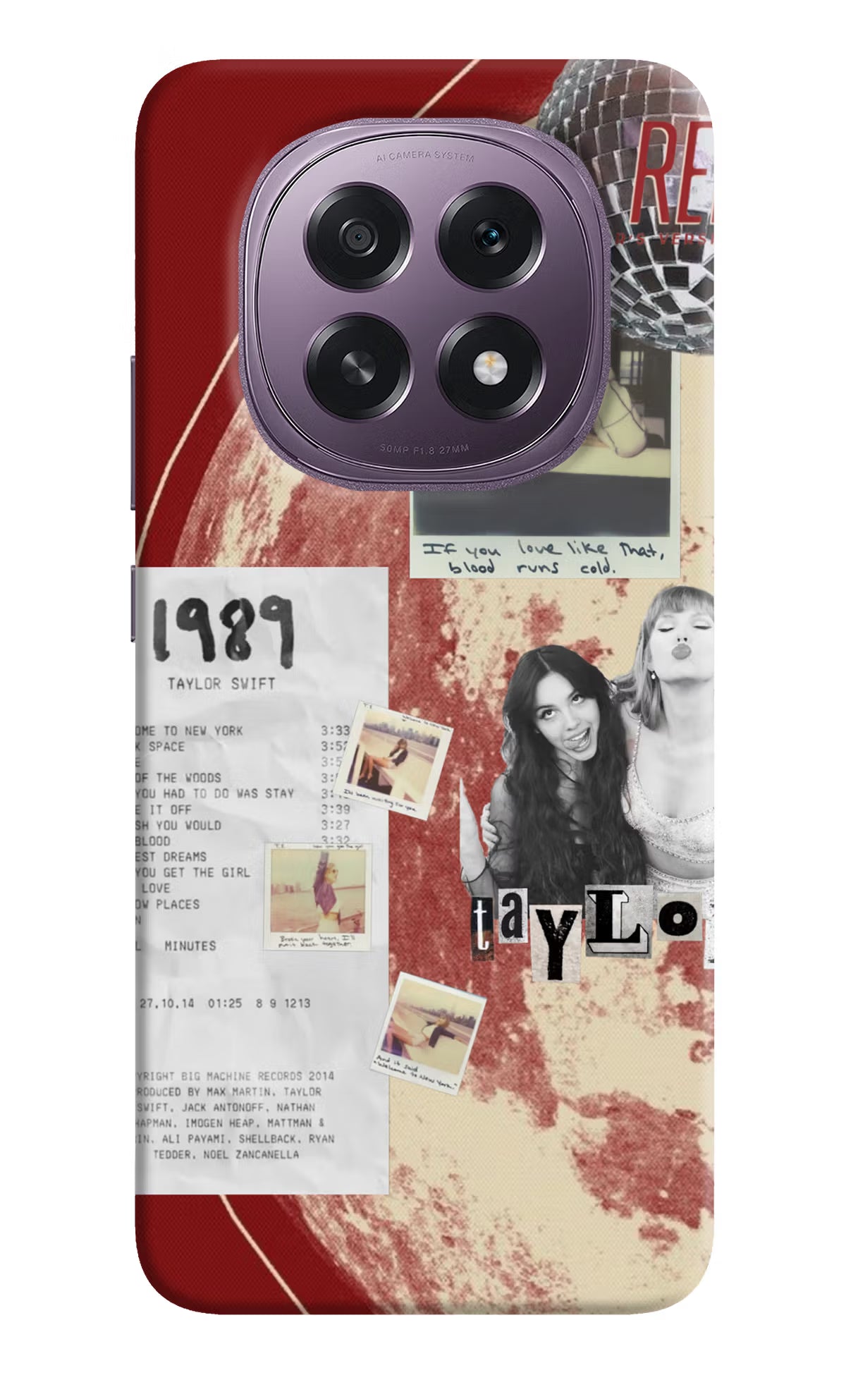 Taylor Swift Oppo F29 5G Back Cover