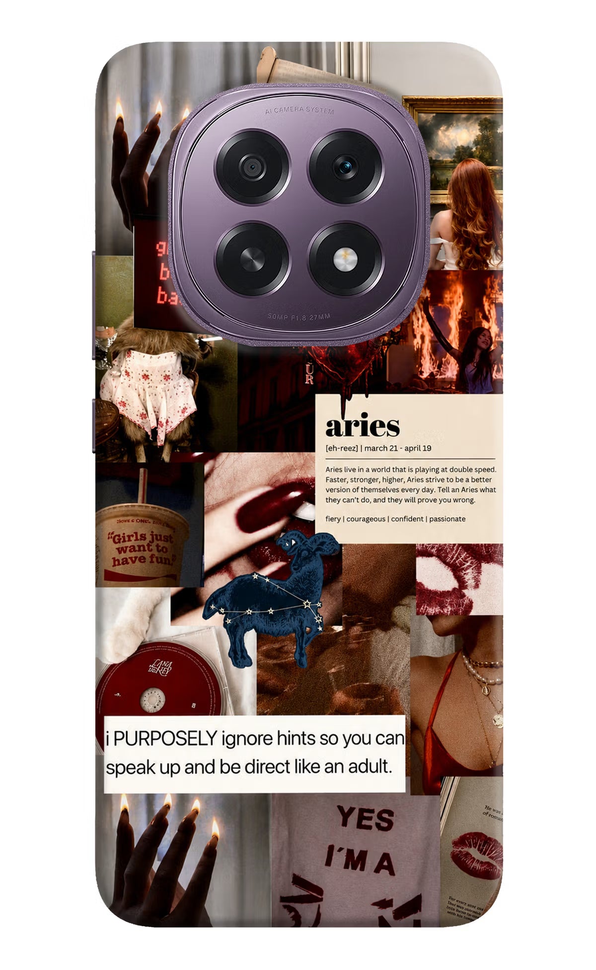 Zodiac Aries Oppo F29 5G Back Cover