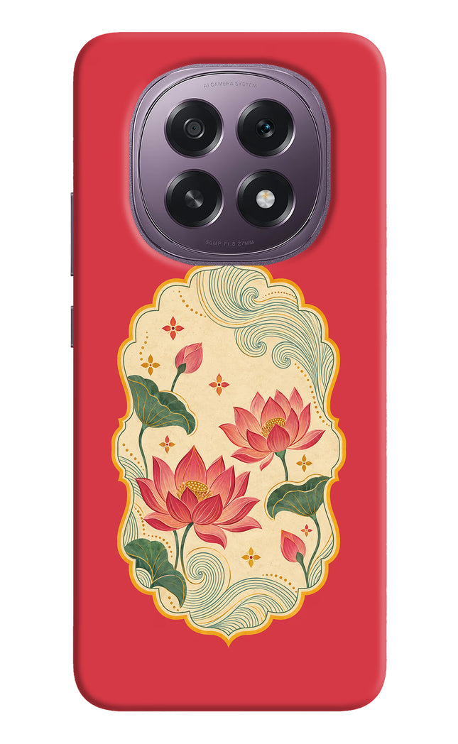 Pink Lotus Oppo F29 5G Hard Case Back Cover by Casekaro