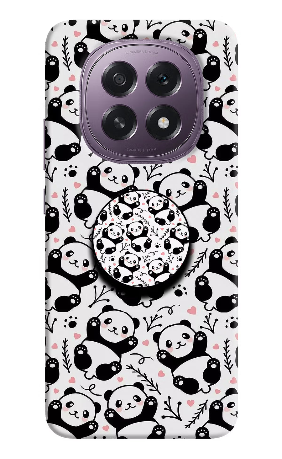 Cute Panda Oppo F29 5G Pop Case, Hard case