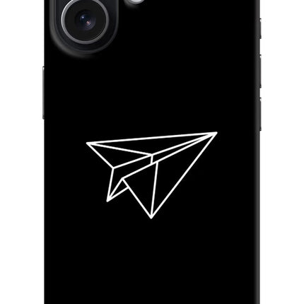 Paper Plane White iPhone 17 Hard Case Back Cover by Casekaro