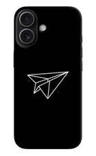 Paper Plane White iPhone 17 Hard Case Back Cover by Casekaro
