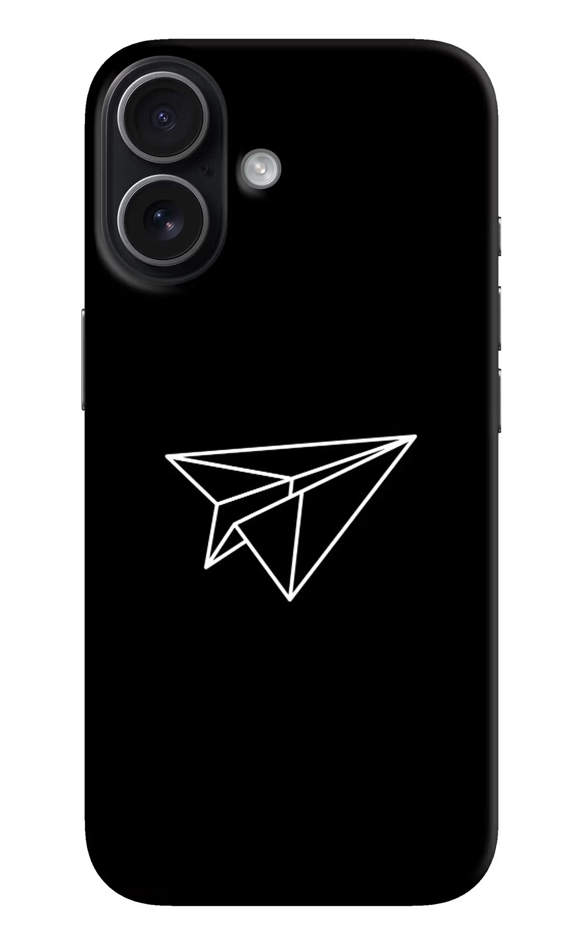 Paper Plane White iPhone 17 Hard Case Back Cover by Casekaro