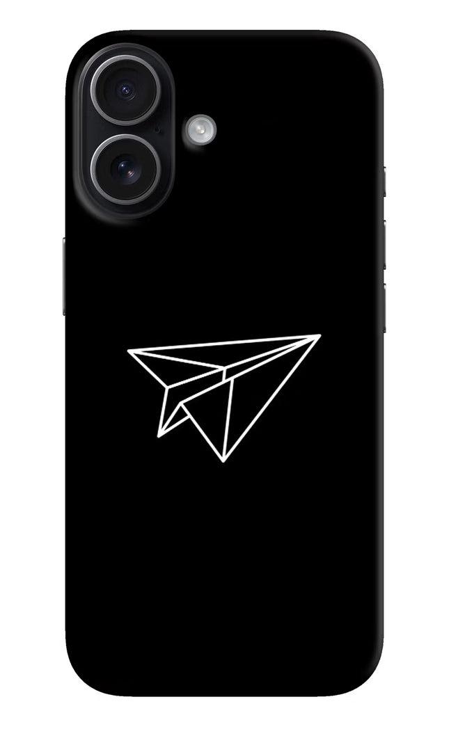 Paper Plane White iPhone 17 Hard Case Back Cover by Casekaro