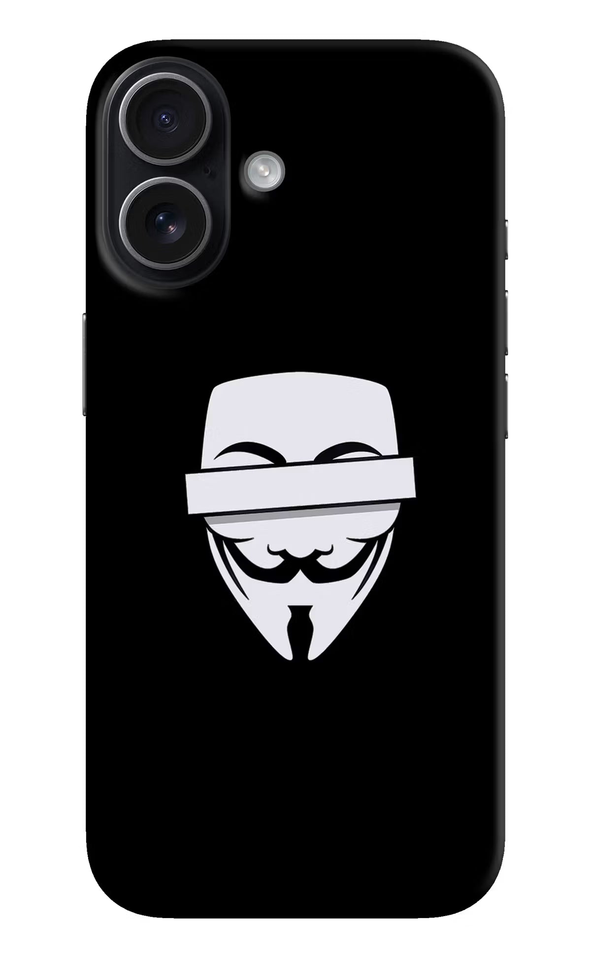 Anonymous Face iPhone 17 Hard Case Back Cover by Casekaro