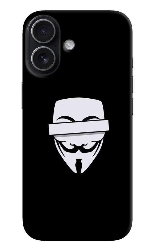 Anonymous Face iPhone 17 Hard Case Back Cover by Casekaro