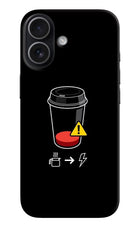 Coffee iPhone 17 Hard Case Back Cover by Casekaro