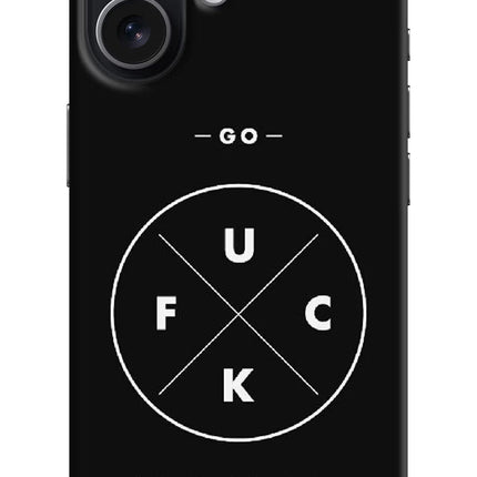Go Fuck Yourself iPhone 17 Hard Case Back Cover by Casekaro