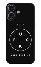 Go Fuck Yourself iPhone 17 Hard Case Back Cover by Casekaro