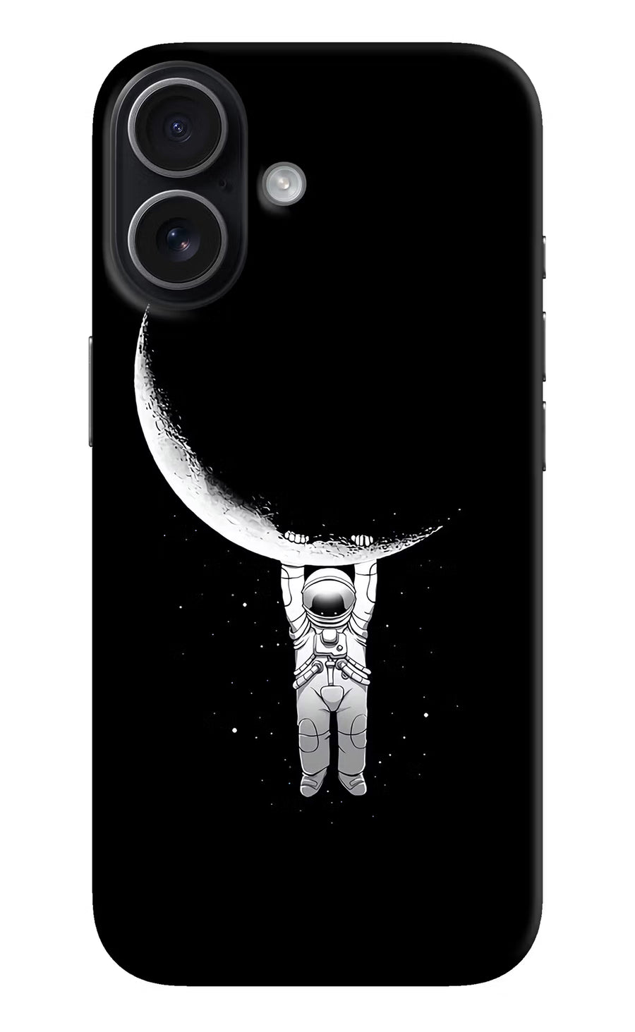 Moon Space iPhone 17 Back Cover, Hard case