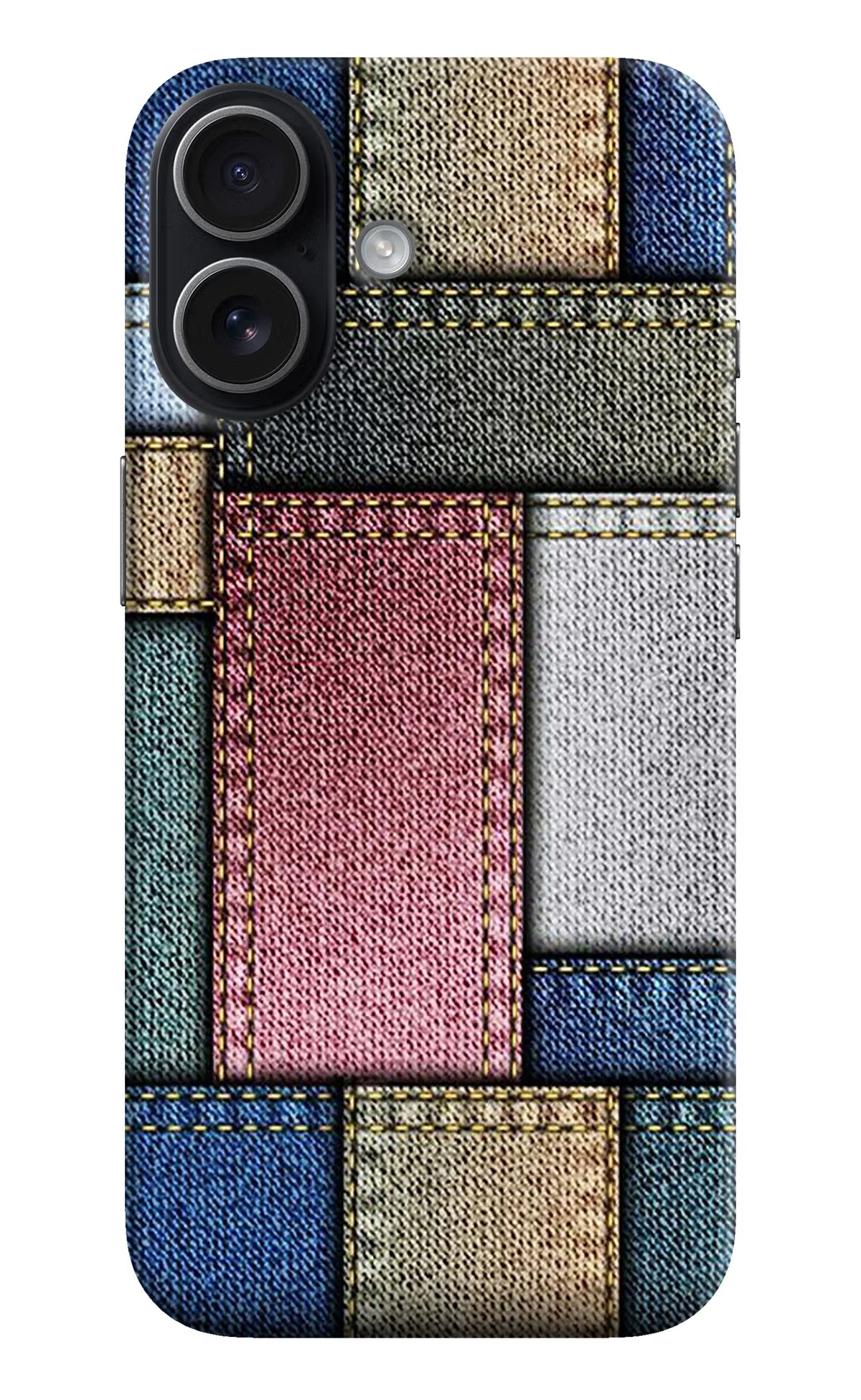 Multicolor Jeans iPhone 17 Hard Case Back Cover by Casekaro