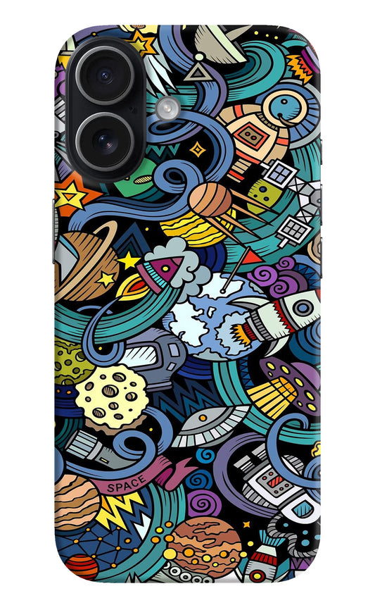 Space Abstract iPhone 17 Hard Case Back Cover by Casekaro