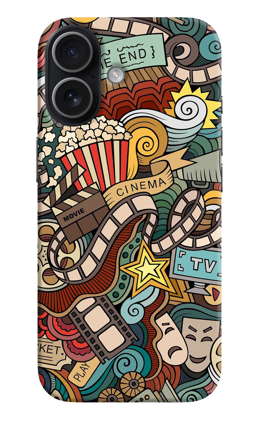 Cinema Abstract iPhone 17 Back Cover, Hard case