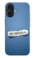 Be Original iPhone 17 Hard Case Back Cover by Casekaro