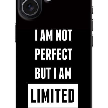 I Am Not Perfect But I Am Limited Edition iPhone 17 Hard Case Back Cover by Casekaro