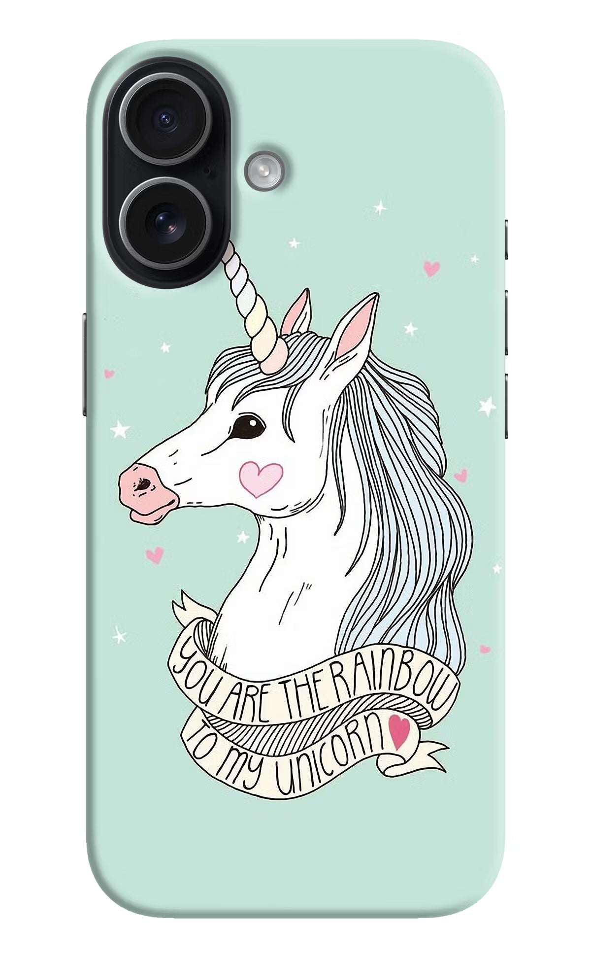 Unicorn Wallpaper iPhone 17 Hard Case Back Cover by Casekaro
