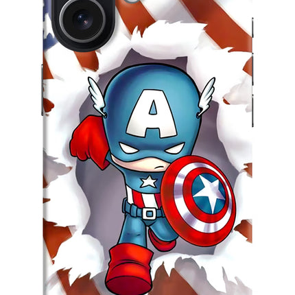 Captain America iPhone 17 Hard Case Back Cover by Casekaro