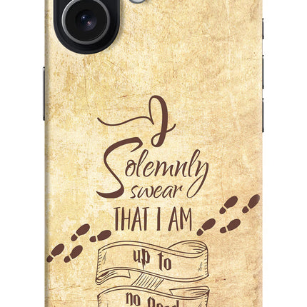 I Solemnly swear that i up to no good iPhone 17 Hard Case Back Cover by Casekaro