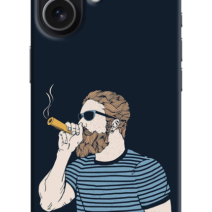 Smoking iPhone 17 Hard Case Back Cover by Casekaro