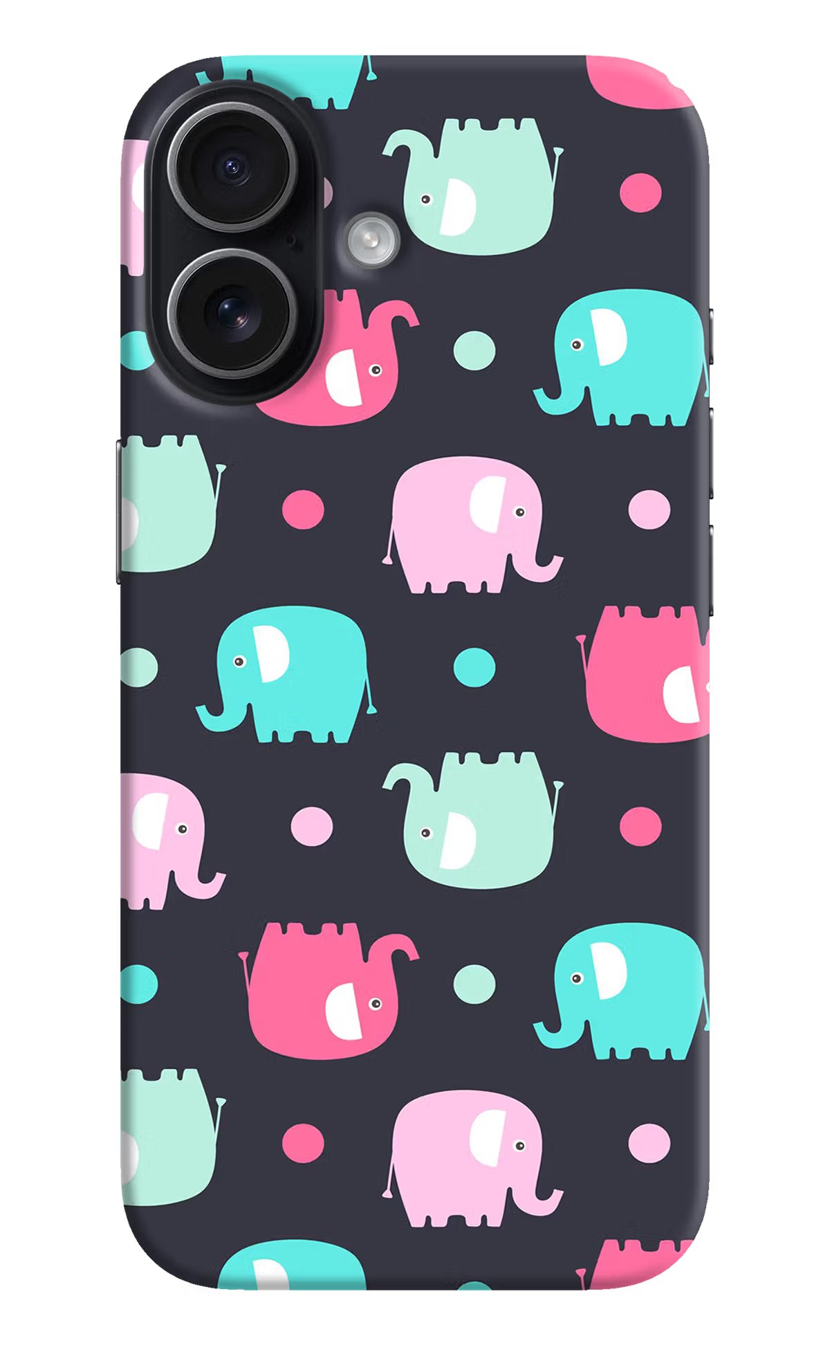 Elephants iPhone 17 Hard Case Back Cover by Casekaro