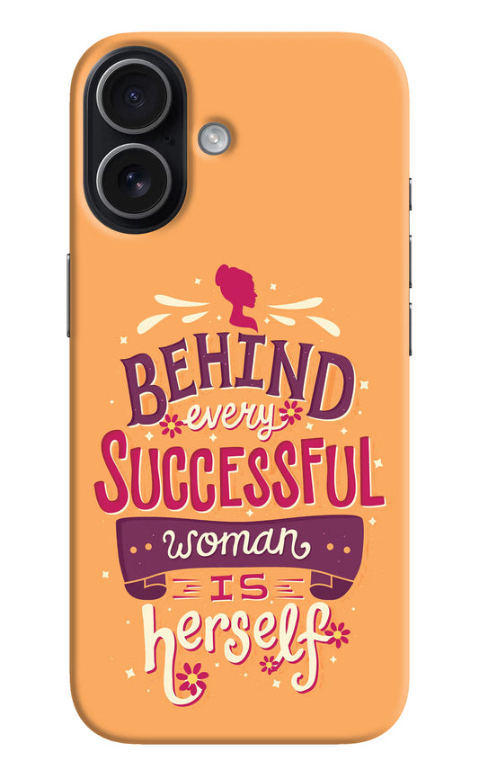 Behind Every Successful Woman There Is Herself iPhone 17 Hard Case Back Cover by Casekaro