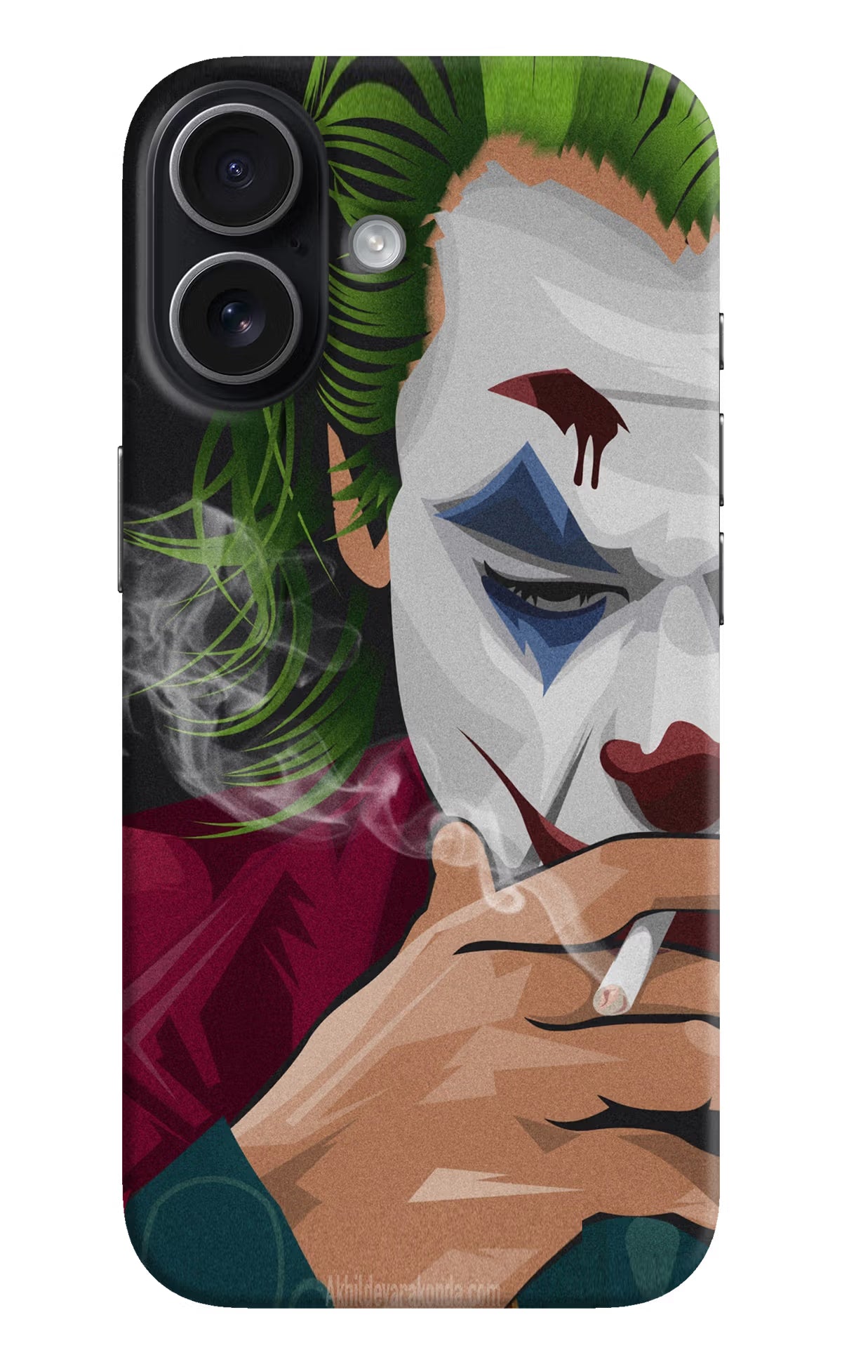 Joker Smoking iPhone 17 Hard Case Back Cover by Casekaro