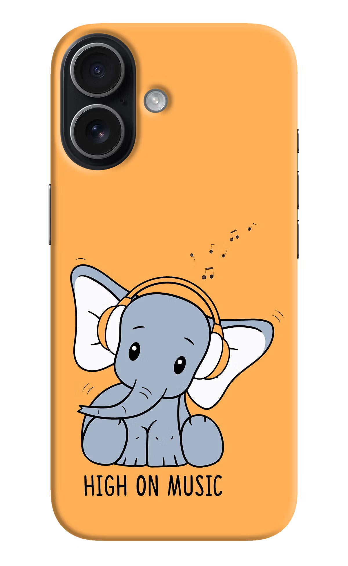 High On Music iPhone 17 Hard Case Back Cover by Casekaro