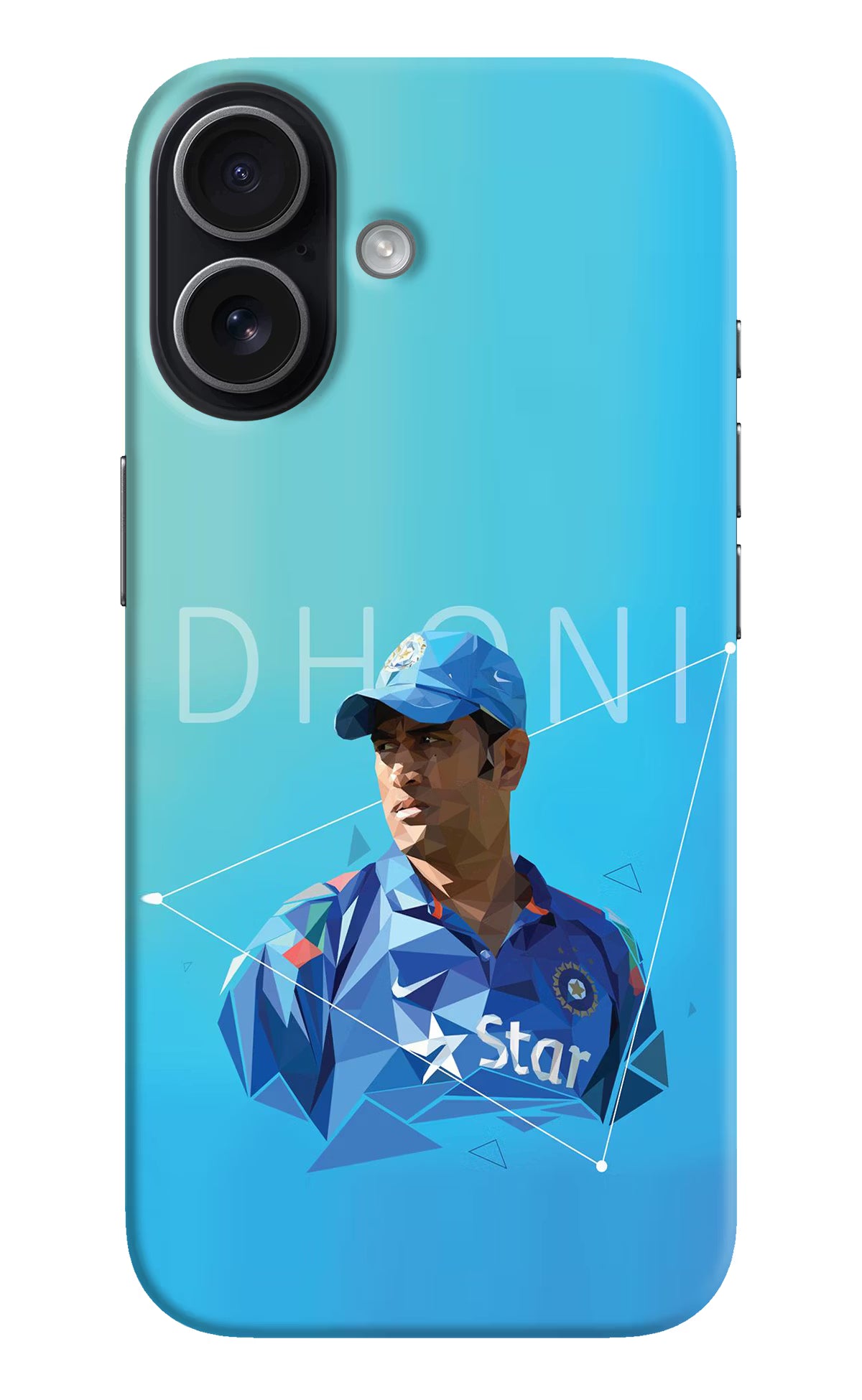 Dhoni Artwork iPhone 17 Hard Case Back Cover by Casekaro