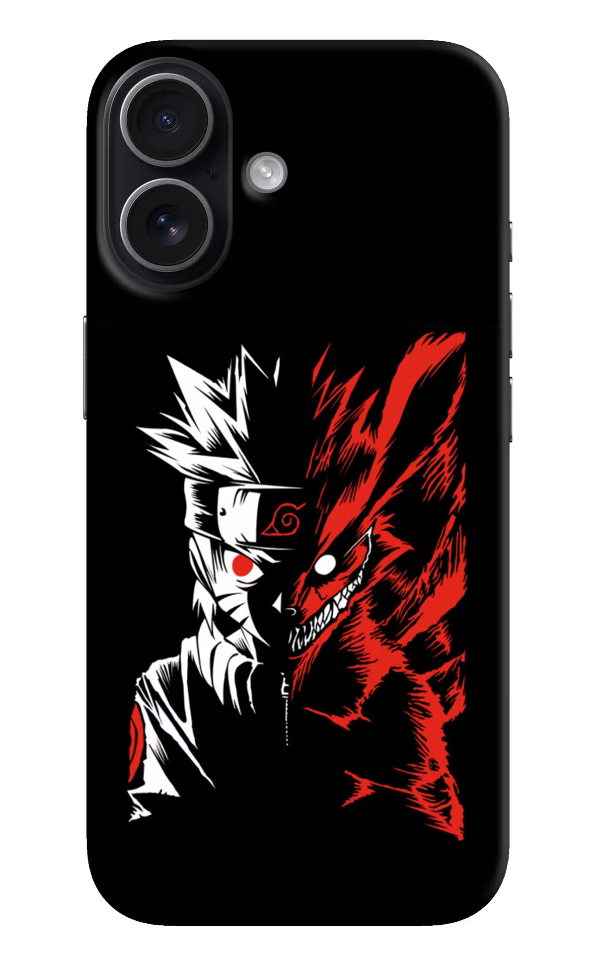 Naruto Two Face iPhone 17 Hard Case Back Cover by Casekaro