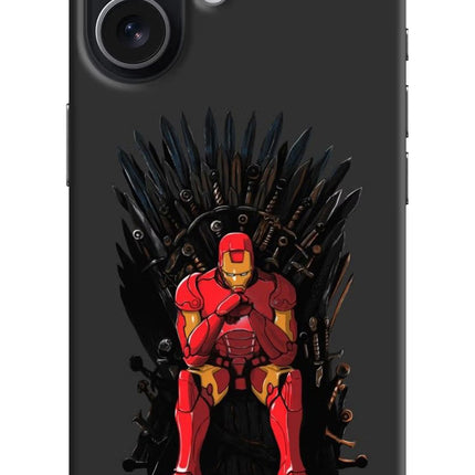 Ironman Throne iPhone 17 Hard Case Back Cover by Casekaro