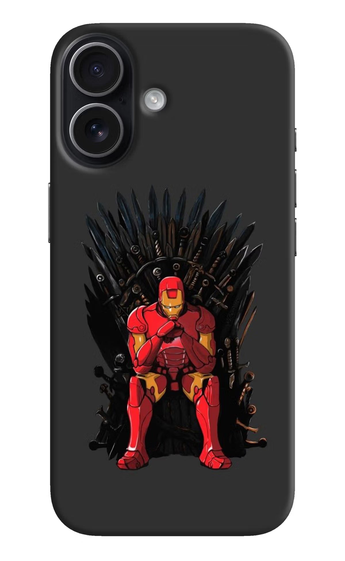 Ironman Throne iPhone 17 Hard Case Back Cover by Casekaro