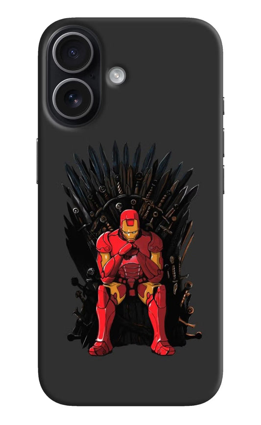 Ironman Throne iPhone 17 Hard Case Back Cover by Casekaro