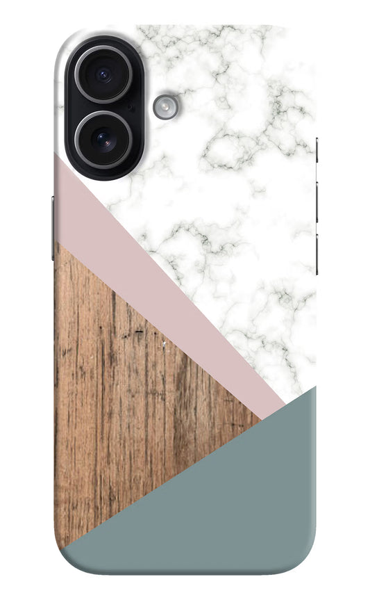 Marble wood Abstract iPhone 17 Hard Case Back Cover by Casekaro