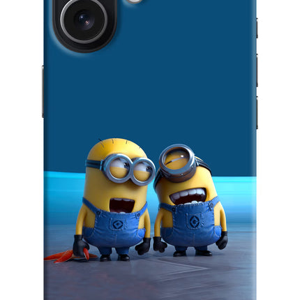 Minion Laughing iPhone 17 Hard Case Back Cover by Casekaro