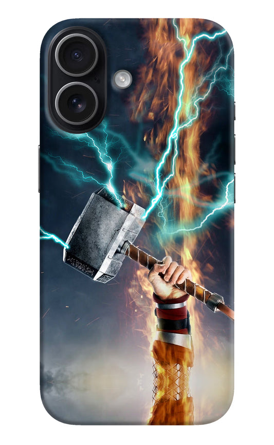 Thor Hammer Mjolnir iPhone 17 Hard Case Back Cover by Casekaro